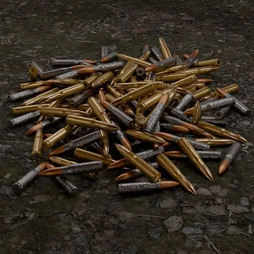 Seven Milimeter Bullet Pile