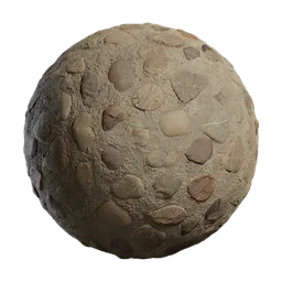 Cobblestone Concrete Pavement