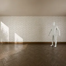 Home Interior Brick White