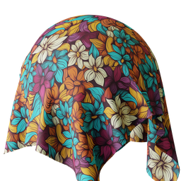 Flower pattern cloth