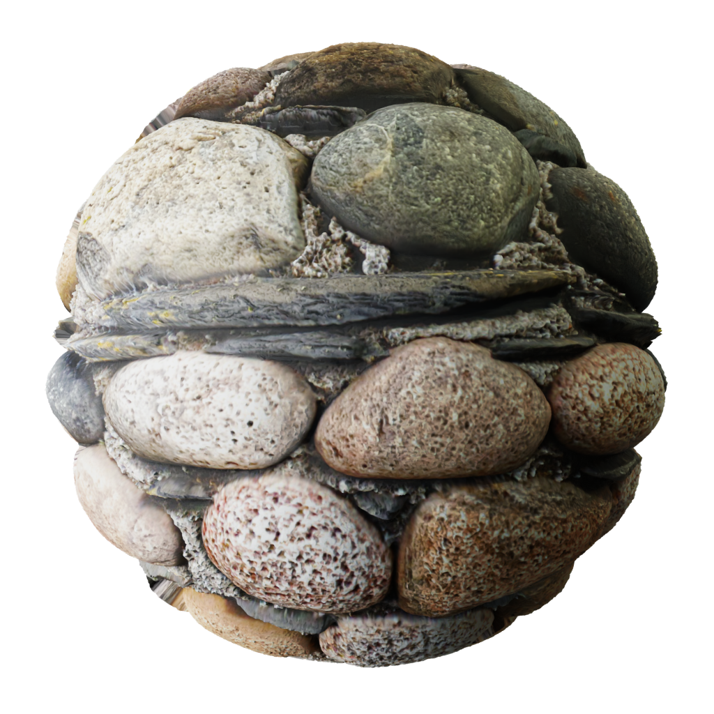 Cobble Stone Wall | FREE 3D stone materials | BlenderKit