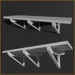 Modular Wall Mount open shelf