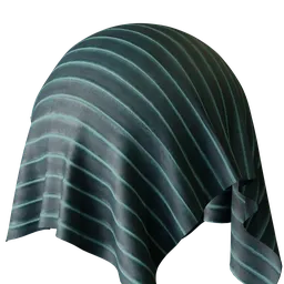 Stripe Blue Velvet