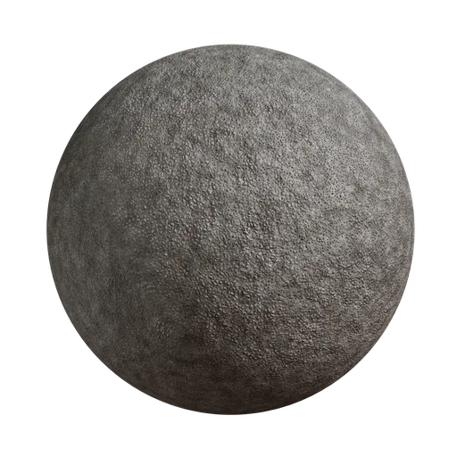High-resolution PBR gravel texture for 3D rendering and Blender projects, versatile for various design applications.