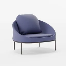 Blue Armchair