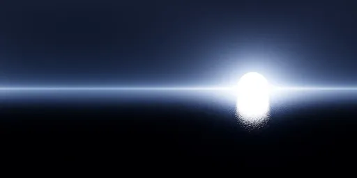 Night HDRI Horizon Light Glow