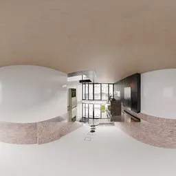 Modern Minimal Corridor Loft