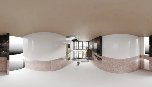 Modern Minimal Corridor Loft
