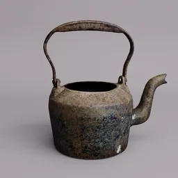 Old Rusty Teapot