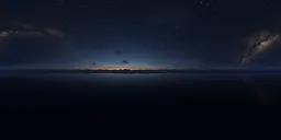 Twilight Sky Stars & Milkyway