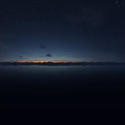 Twilight Sky Stars & Milkyway