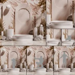 Marble Serenity - Lighting Studio