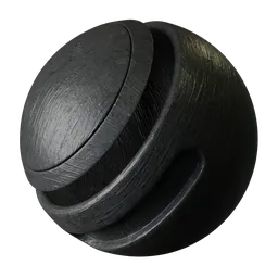 Black decorative wall paint