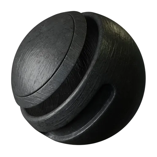 Black decorative wall paint