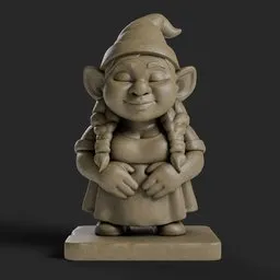 Female Garden Gnome Statues