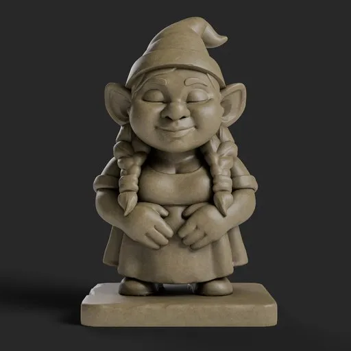 Female Garden Gnome Statues