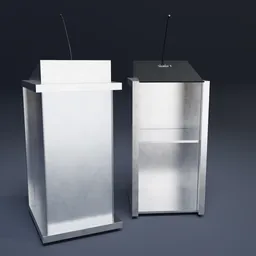 Box lectern podium