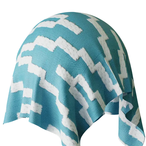 Geometric Duckegg Embroidery