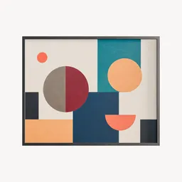 Abstract Painting Suprematism-Inspired