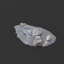 Black Rock Beach Sand PBR Scan A