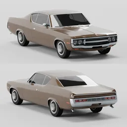 Retro Muscle Car