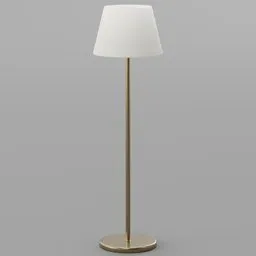 Minimalist Gold Standing Lamp