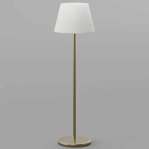 Minimalist Gold Standing Lamp