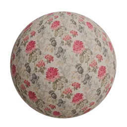 Classic floral wallpaper