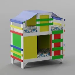Primary Color Kids Bunk Beds