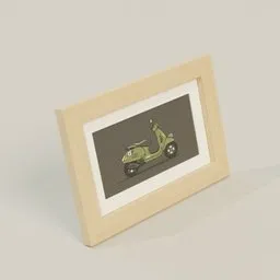 Minimalist Wooden Standing Photo Frame