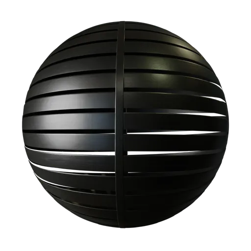 Wooden black blinds