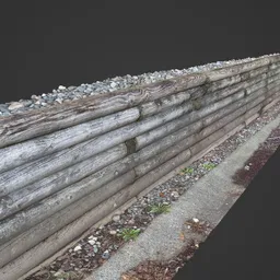 Wooden Fence Photoscan