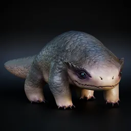 Lizard Creature (Rigged)
