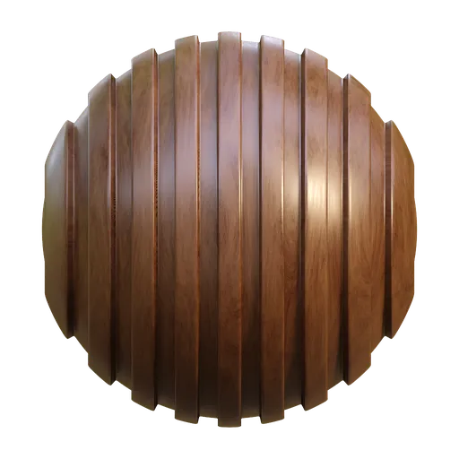 Wood Fluted Panel