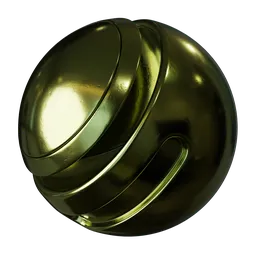 Olive Green Scratched Painted Steel