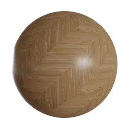 Highly detailed 4K PBR wooden floor material, ideal for Blender 3D and various rendering applications.