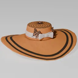 Butterfly Hat (Orange)