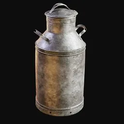 Old Transport Milk Can