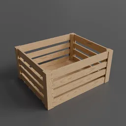 Wooden crate