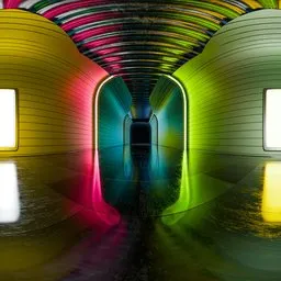 Neon Nexus Chromatic Corridor