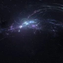 Abstract Sci-Fi Space