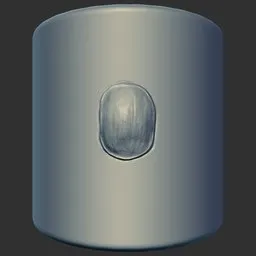 ER Dragon Brush 185 imprint for sculpting reptilian textures in 3D models on Blender.