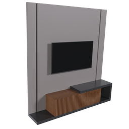"Get the perfect TV panel for your bedroom scene with this AI-generated hardsurface model for Blender 3D. Inspired by Urakusai Nagahide, the model features a grey and dark theme with flat textures, perfect for a theatre stage or full-height view."