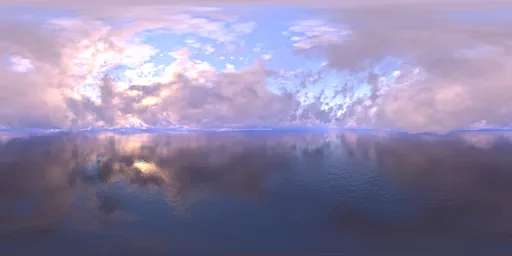Beautiful cloudy morning sky