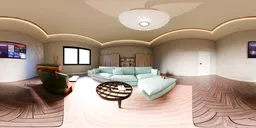 Warm Living Room Interior HDRI