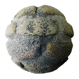 Damaged/colourful Cobbled path