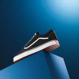 Floating Sneaker Display Scene