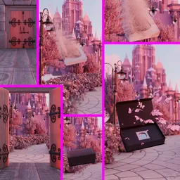 Disintegration geo node Disneyland animation