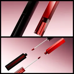 Liquid lipstick opening shot