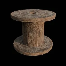 Wooden Cable Spool